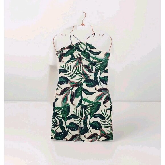 Andie Swim Dresses & Skirts - Andie Swim The Waikiki Dress Ivory Palm Tropical Print Summer Dress - Pick Size